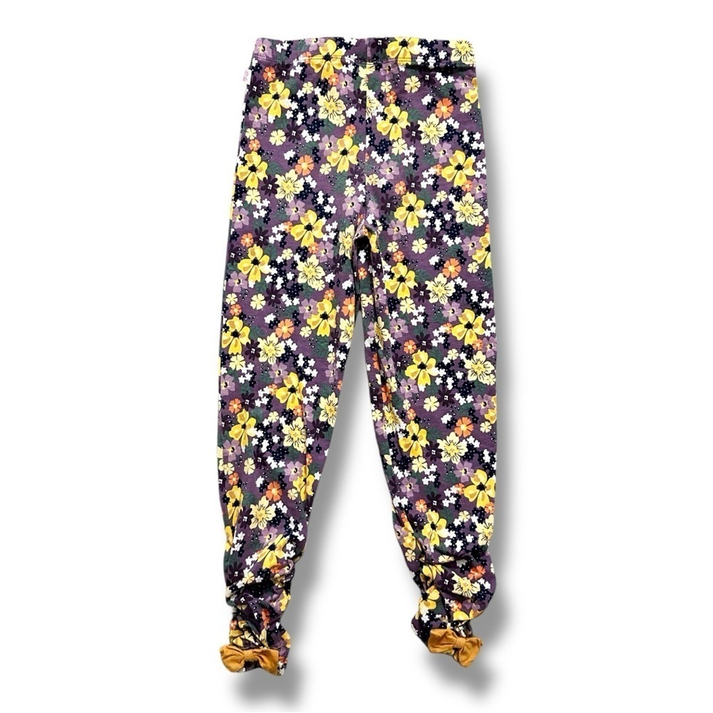 Ruffle Butts | BlackBerry Fields Ruched Bow Leggings (6) - Picture 2 of 4